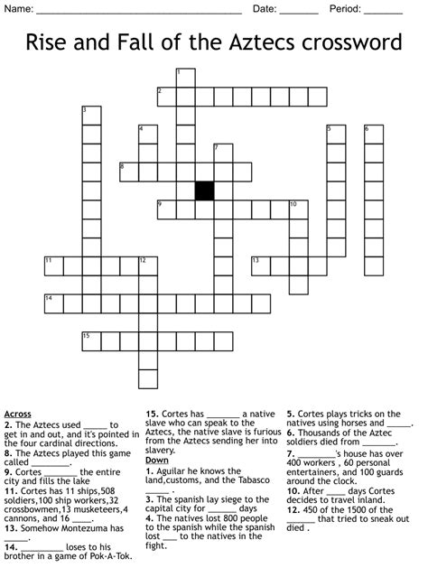 Ncaa aztecs crossword clue. The solution to the The Aztecs of the NCAAs Mountain West Conf. crossword clue should be: SDSU (4 letters) Below, you'll find any keyword (s) defined that may help you understand the clue or the answer better. Find all the solutions for the puzzle on our LA Times Crossword February 16 2023 Answers guide. 