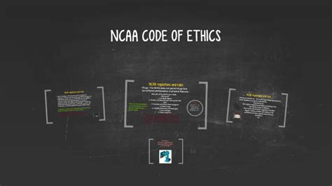 Ncaa code of ethics. Things To Know About Ncaa code of ethics. 