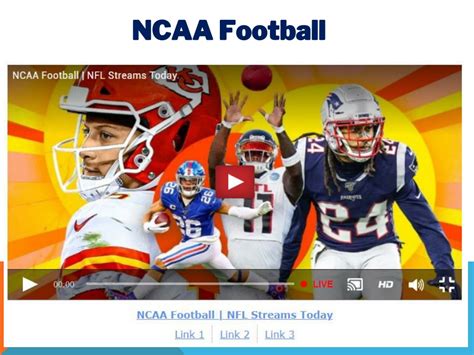 Ncaa football streams. Live college football scores, schedules and rankings from the FBS, searchable by conference. 
