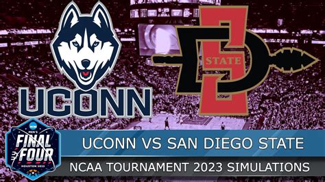 Ncaa uconn vs san diego. UConn is 18-10 against the spread and 24-5 overall when scoring more than 63.1 points. San Diego State has a 13-14-1 record against the spread and a 24-5 record overall when giving up fewer than 78.6 points. The Aztecs score an average of 71.5 points per game, 7.2 more points than the 64.3 the Huskies give up to opponents. 