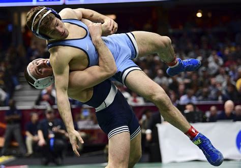 This year's NCAA wrestling championships were all