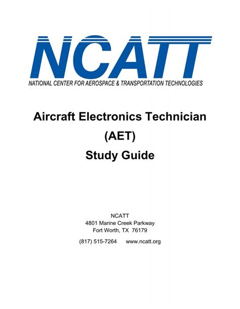 Ncatt Aet Study Guide