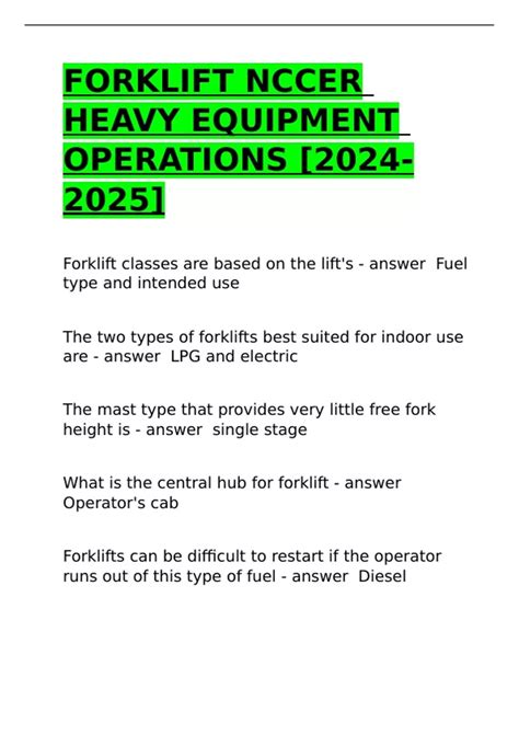 Nccer forklift certification.  Click the Upon successful completion of th...