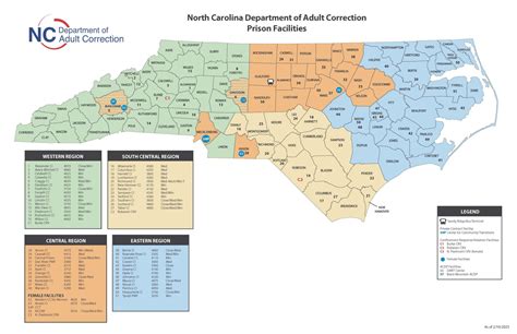 Ncdac prisons.  Where We Operate NCDAC Map of Site Locations - Prison Facilities NCDAC Map of Co...