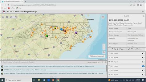 Ncdot road conditions map.  Interactive ArcGIS application for exploring NCDOT traffic da...