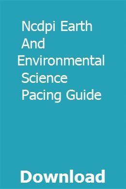 Ncdpi earth and environmental science pacing guide. - Zf astronic 12 speed gearbox manual.