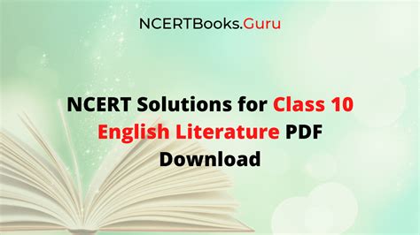 Ncert class 10 literature reader pdf download