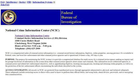 Ncic warrant search.  Data includes WIN is a system to track and acces...