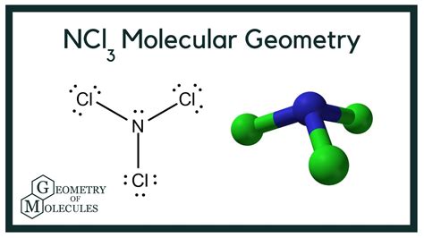 Ncl3 lewis structure molecular geometry.  Although nitrogen has only five vale...