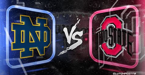 Nd vs ohio state. Indian summer night. The Notre Dame Fighting Irish will play host to the Ohio State Buckeyes on Saturday night in South Bend, and I’m not sure if the weather could be any better than what’s ... 