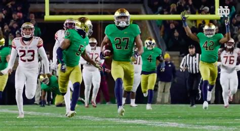 Ndfootball - The Official Athletic Site of the Notre Dame Fighting Irish. The most comprehensive coverage of The Fighting Irish Football roster, schedule game summaries, scores, highlights on the web. Powered by WMT Digital.