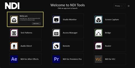 Ndi tools github.  audio events video network av discovery-service newtek-ndi...
