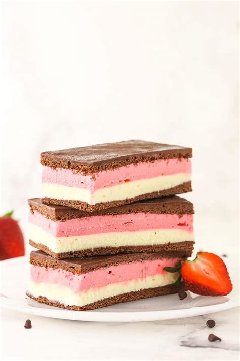 Neapolitan ice cream sandwich. Preheat the oven to 350°F. Beat shortening and sugar: In a large mixing bowl, beat together the shortening and the brown sugar with an electric mixer for 2 to 3 minutes. Add dry ingredients: Beat in the baking powder, salt, cocoa powder, espresso powder, and vanilla. Mix until incorporated. 