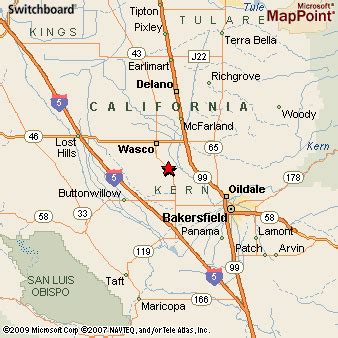 Nearest Public Beaches to Shafter (California) - Distantias