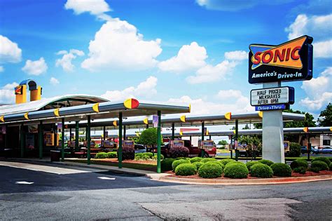 Looking for a delicious meal and a refreshing drink in Tecumseh, OK? Visit Sonic Drive-In at 109 E. Walnut and enjoy a variety of burgers, sandwiches, desserts and more. You can order online, use the drive-thru or park at our stalls and we'll bring your food to you.. 