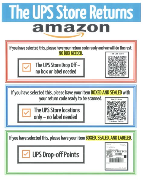 Nearest ups store for amazon returns. In a small number of cases, customers may see a $1 fee. Find The UPS Store near you. For customers who prefer to choose a packaged drop-off option, that choice will remain in addition to other options, some of which may require a fee when a label-free, box-free option is available. All return options will be clearly shown in the Returns Center ... 