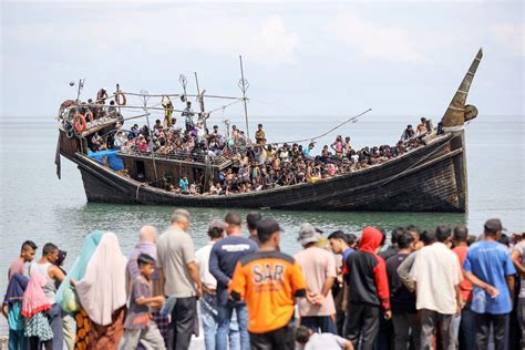 Nearly 1,000 Rohingya refugees arrive by boat in Indonesia’s Aceh region in one week