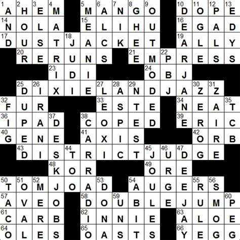 This crossword clue might have a different answer every t