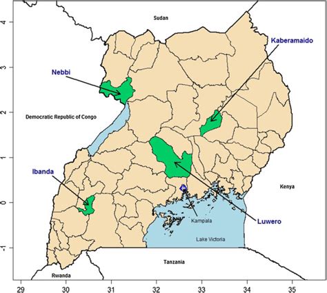 Nebbi Map - Town - Northern Uganda, Uganda - Mapcarta