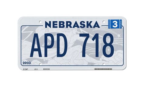 Nebraska 2023 License Plates