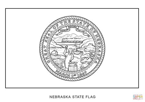 Nebraska Coloring Sheets
