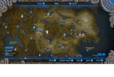 Necluda shrines. Necluda Shrine locations. Necluda is a huge place it has a west and east area with over 11 shrines in the region. So here is the list of all shrines in the eastern and western regions of Necluda. Eastern Necluda: Bosh Kala – Hylia river, near Proxim Bridge. 