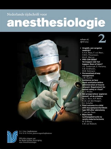 Nederlands Tijdschrift voor Anesthesiologie (NTvA)