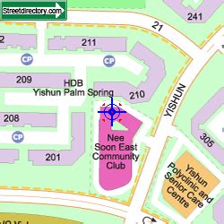 Nee Soon East Community Club Map - Community center