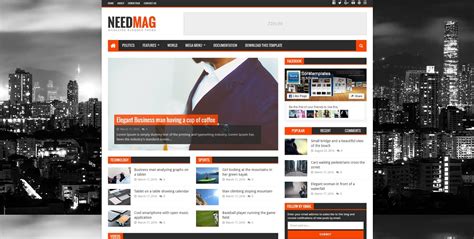 Need Mag Blogger Template Blogspot Templates 2021