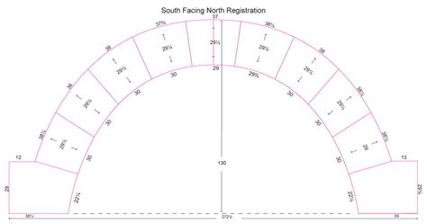 Need help creating a graphic template of an arch based on given