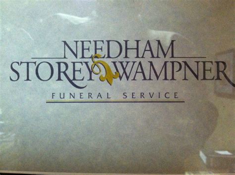 Needham storey wampner funeral home. Things To Know About Needham storey wampner funeral home. 