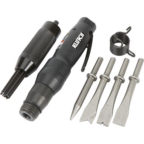 Jul 26, 2022 · The 125-A Air Needle Scaler (Ingersoll Rand) delivers 4800 blows per minute with a 1-1/8 inch stroke, reengineered for over twice the durability. The 119MAXK Air Hammer Kit (Ingersoll Rand) includes a 5 PC chisel set and is 15% more powerful than standard hammers, with 30% less vibration.. 