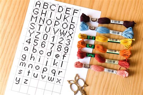 Needlepoint Letters and Numbers for Personalization Unwind Studio