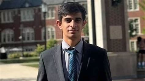 The student was identified as 19-year-old Neel Acharya. Coroner Carrie Costello says her office was called to a research lab on Allison Road around 11:30 a.m. Sunday for a male who was found .... 
