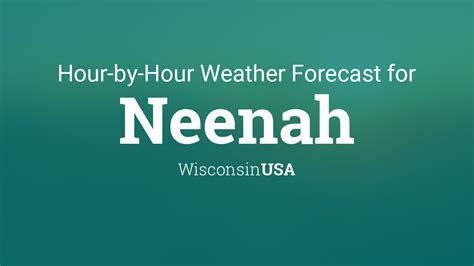 Neenah hourly weather. Hour-by-Hour Forecast for Brooklyn, New York, USA. Weather Today Weather Hourly 14 Day Forecast Yesterday/Past Weather Climate (Averages) Currently: 69 °F. Partly sunny. (Weather station: New York City - Central Park, USA). See more current weather. 