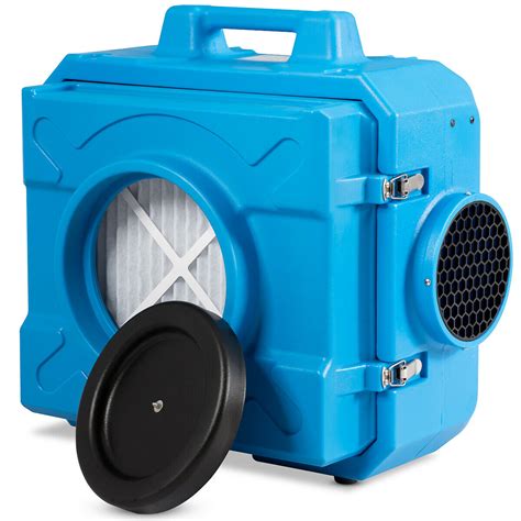 Negative air machine. Available 27 products. Industrial-grade negative air machines neutralize odors and remove particles such as dust, lead, mold, and debris from the air in abatement, restoration, construction, and demolition applications. They have higher airflow and clean air more efficiently than air cleaners, but they are also louder than air cleaners. 