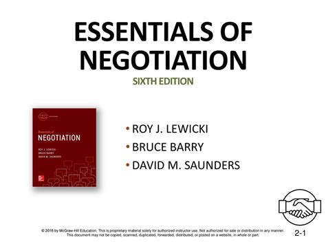 Negotiation Sixth Edition Lewicki