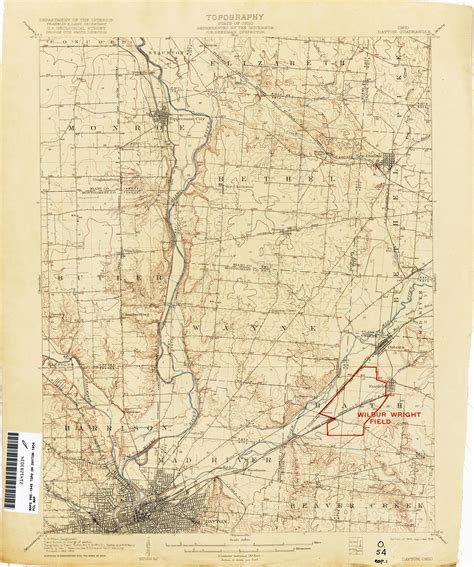 Negro Island (historical) Topo Map in Ottawa County OH