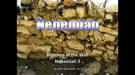 Nehemiah 3-6 NIV - Builders of the Wall - Bible Gateway