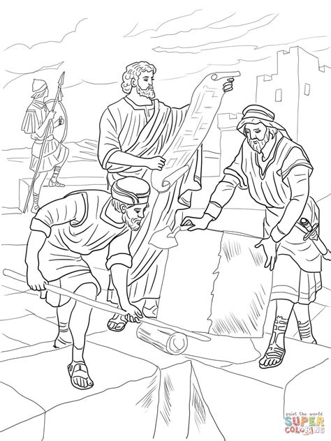 Nehemiah Coloring Page
