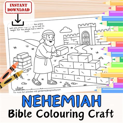 Nehemiah Coloring Shee