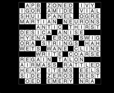 Recent usage in crossword puzzles: WSJ Daily - April 13, 2024; LA Times - Oct. 22, 2023; LA Times - Oct. 7, 2022; LA Times Sunday Calendar - March 20, 2022. 