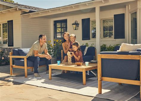 Neighbor outdoor furniture. Neighbor Outdoor Furniture sells high-quality, solid teak wood Adirondack chairs. Over time, its wood finish will weather to a lovely gray patina. In case you're ready to go all out with a complete set, first-time buyers receive $250 off 