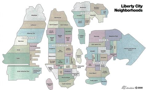 Neighborhoods Map - IGN