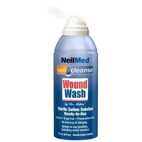 NeilMed Pharmaceuticals NeilMed NeilCleanse Wound Wash, 6 oz