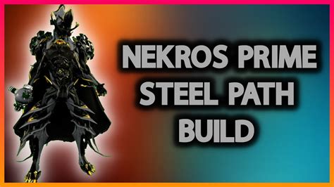 Nekros prime steel path build. This is my steel path lazy tank Nekros. I too absolutely hate shield of shadows. Quick thinking, primed flow, vitality, adaptation and health conversion with arcane guardian for just about the highest ehp you can get on nekros. I don't run despoil as energize, flow and efficiency are more than enough to keep energy at max perma. 