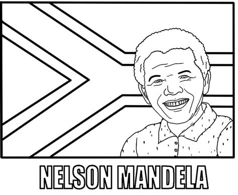 Nelson Mandela Coloring