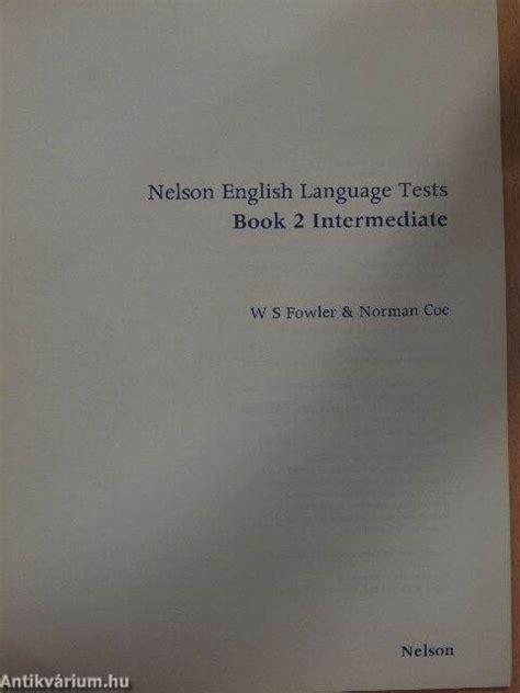Nelson english language tests by w s fowler. - 2015 dodge 3500 sprinter service manual.
