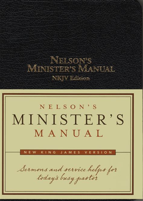 Nelson ministers manual nkjv edition di thomas nelson tomas nelson2003 rilegato in tela. - Manual de reparacion de bad boy utv.