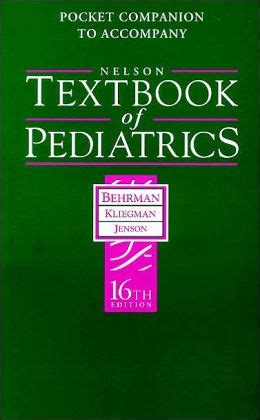 Nelson textbook of pediatrics pocket companion by richard e behrman. - Toyota avensis manual de taller gratis.